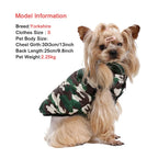Dog Jacket Reversible