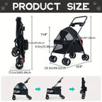 Pet Stroller/Spacious Design, All Terrain