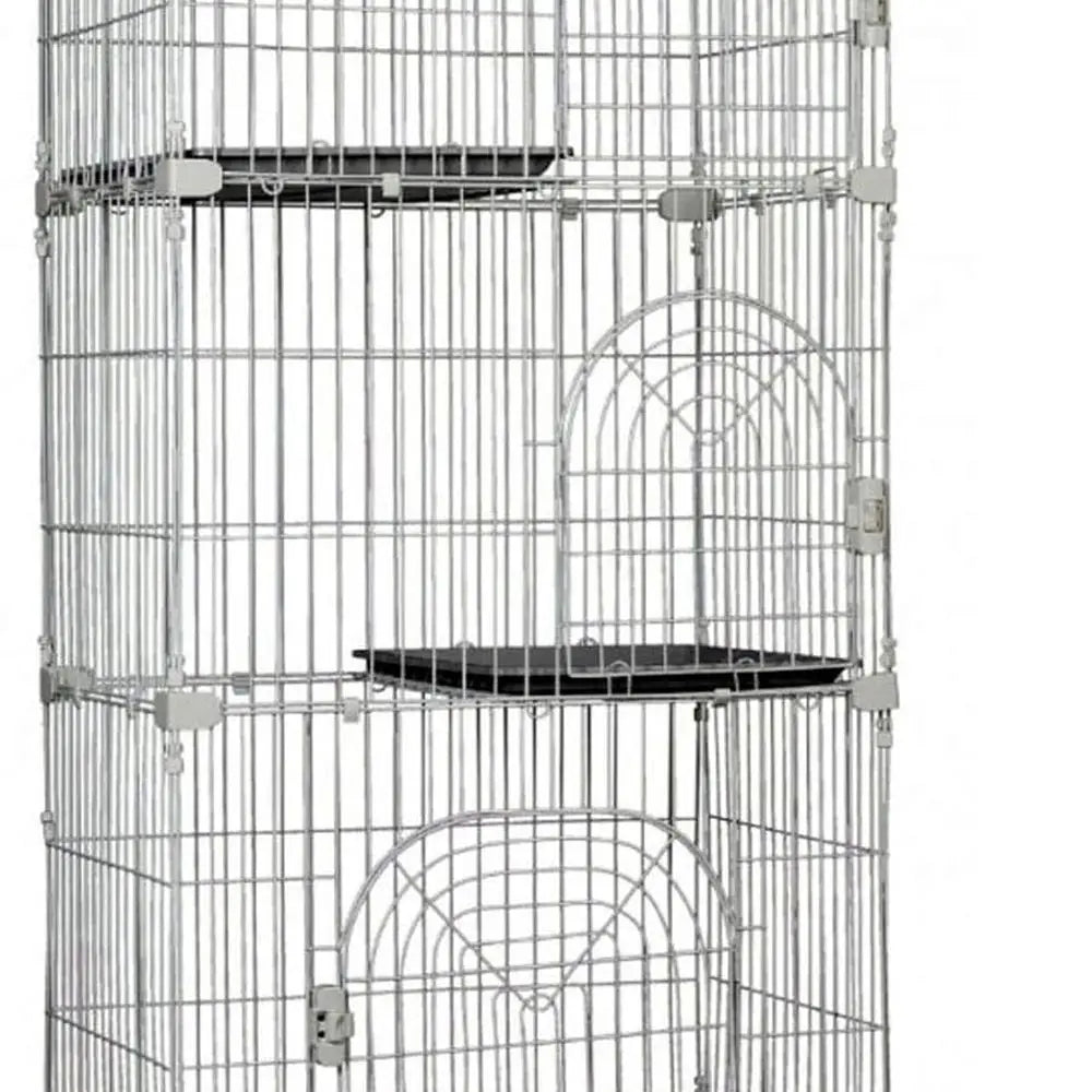 XL Deluxe 3-Tiers Cat Enclosure
