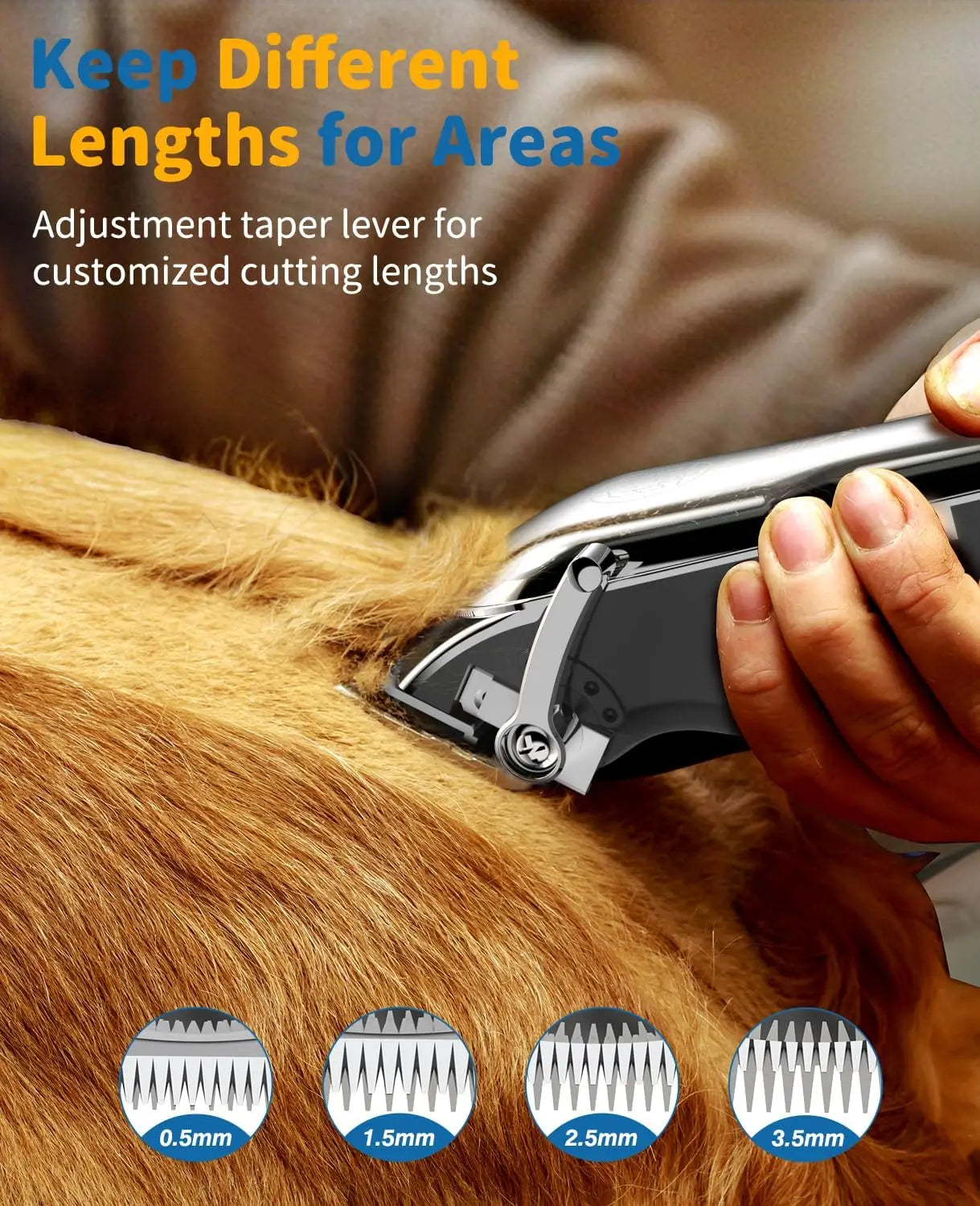 Pet Grooming Clippers with Ceramic Blade