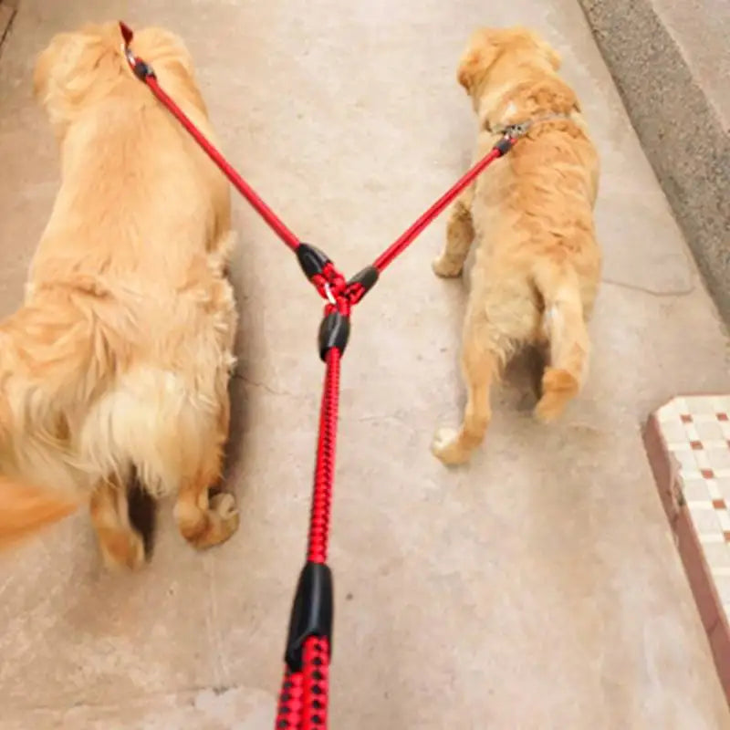 Pet Double Leash 2 Way Couplers