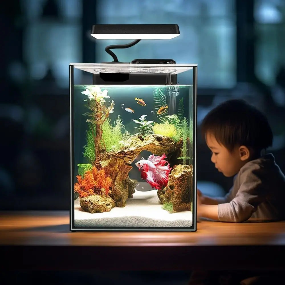 Glass Aquarium Starter Kits 1.5 Gal