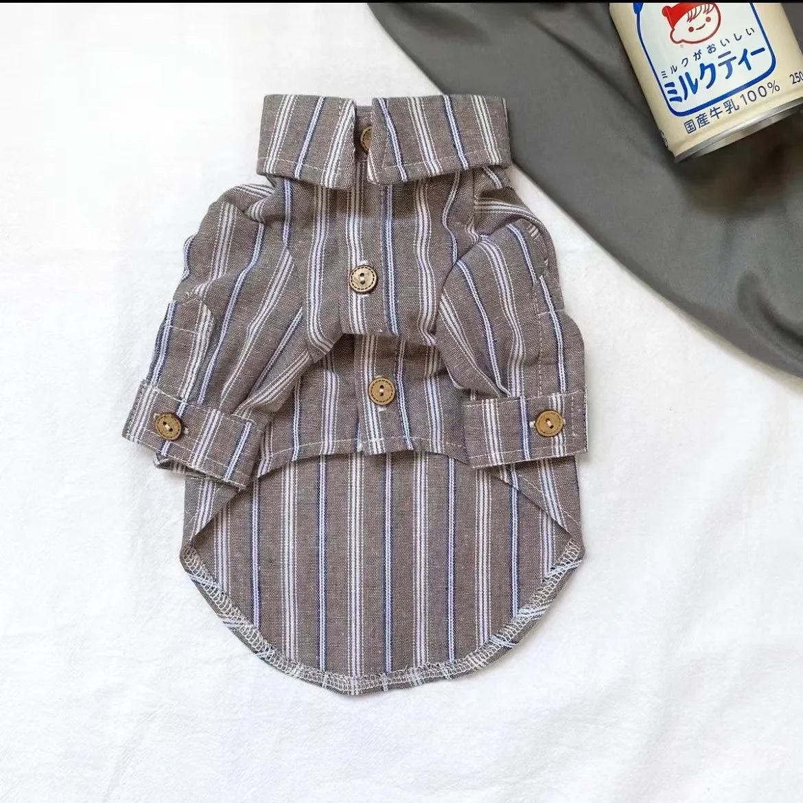 Pet Puppy Cat Thin Striped Shirt