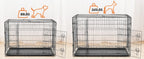 48 Inch Double Door Folding Cage