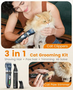 Cordless Cat Grooming Kit
