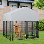 Sturdy Steel Outdoor Dog Kennel
