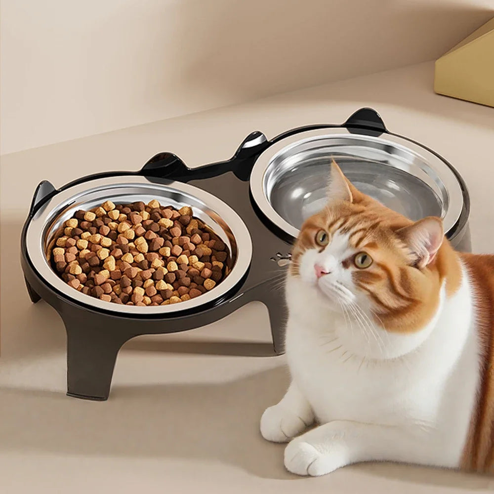 Stainless Steel Cat Food/Water Bowl