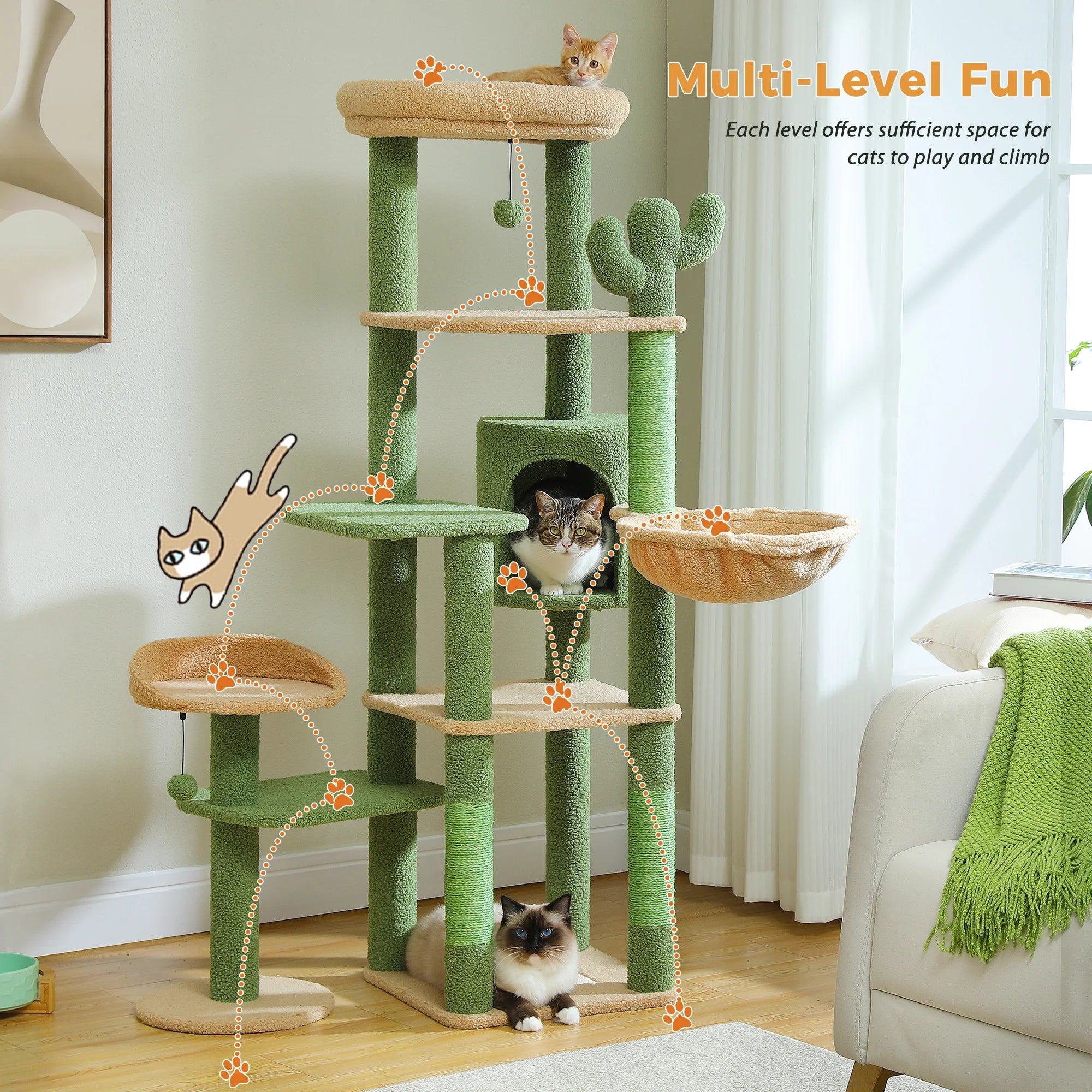 Multi-Level Cat Tree