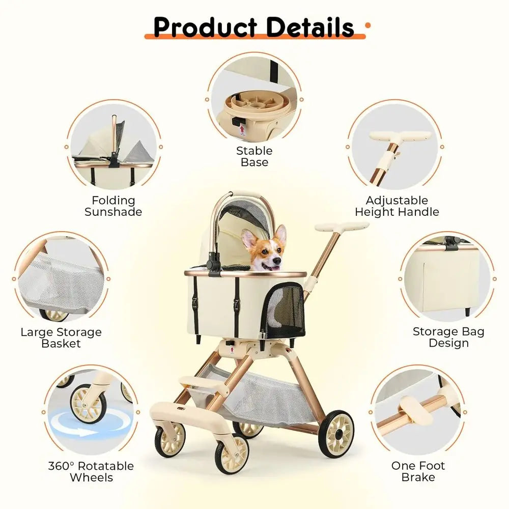 Pet Stroller for Small Dogs