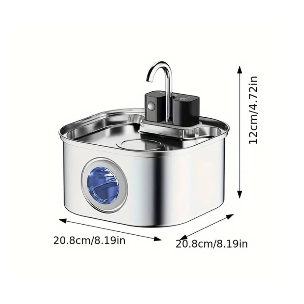 Stainless Steel Wireless Water Fountain