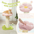 Pink Flower Cat Scratching Post