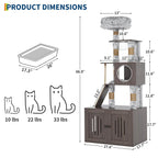 Cat Tower/Enclosed Litter Box