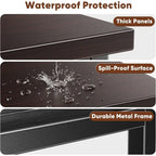 Heavy-Duty Metal & Waterproof Wood Aquarium Stand