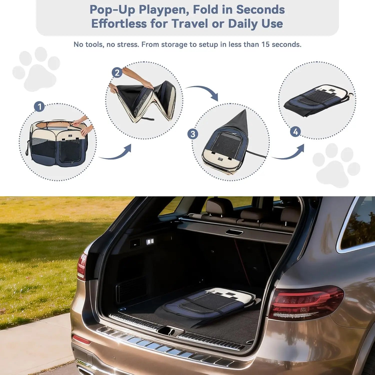 Pop-Up Playpen for Small Pets