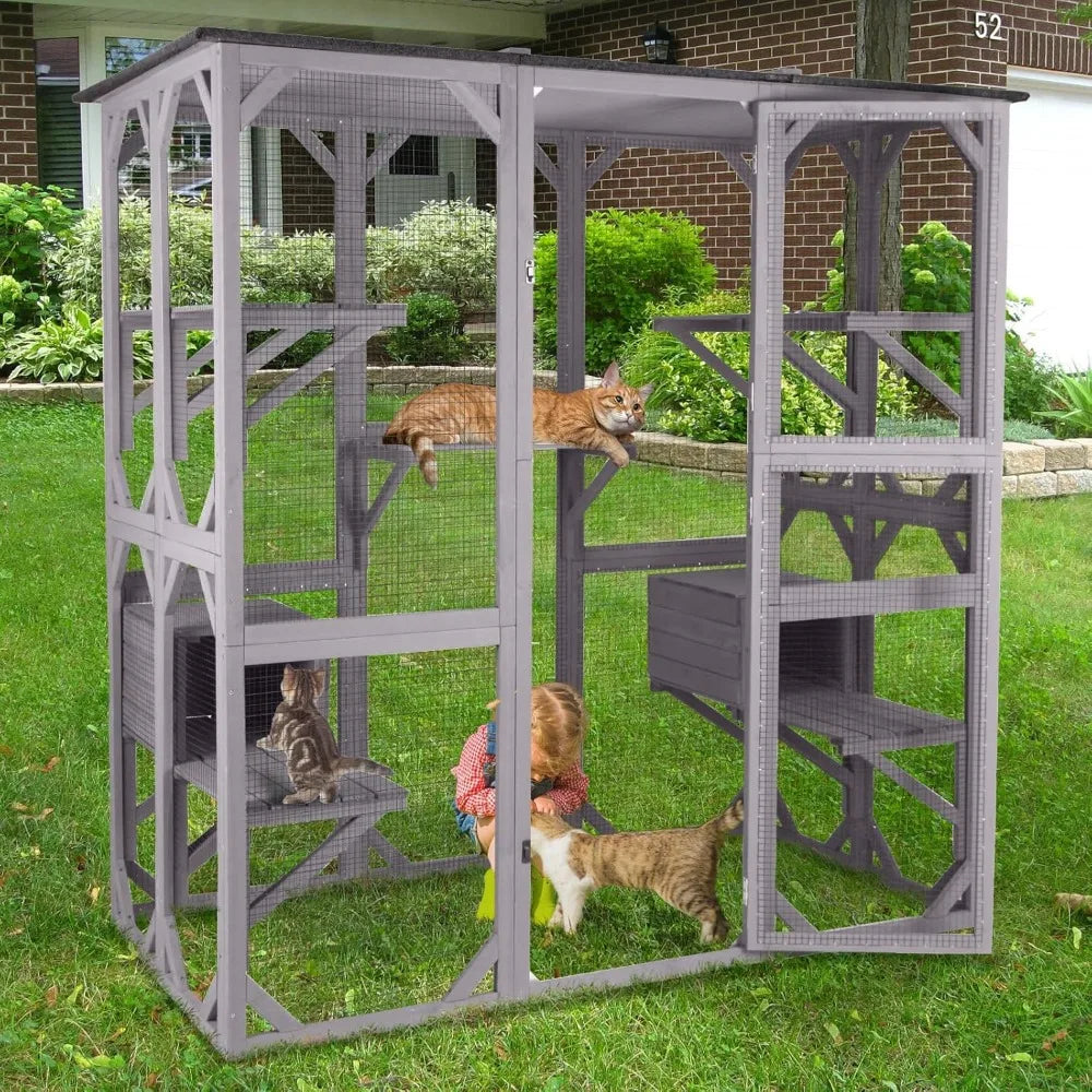 Cat Enclosure Wooden