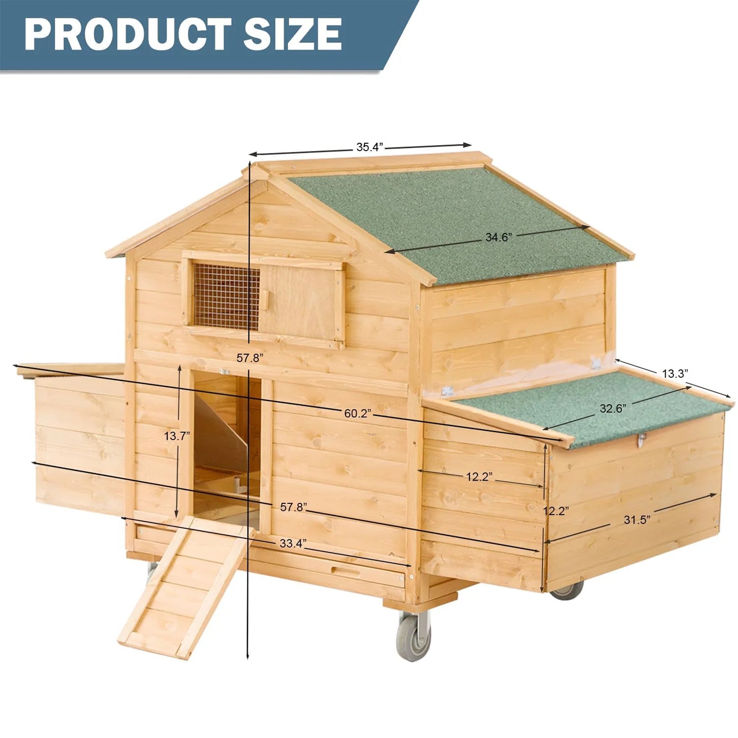 Chicken Coop on Wheels