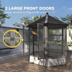Large Hexagonal Outdoor Aviary