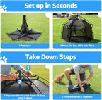 Pop-Up Cat Enclosure Tent