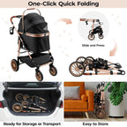High Wheels Pet Stroller