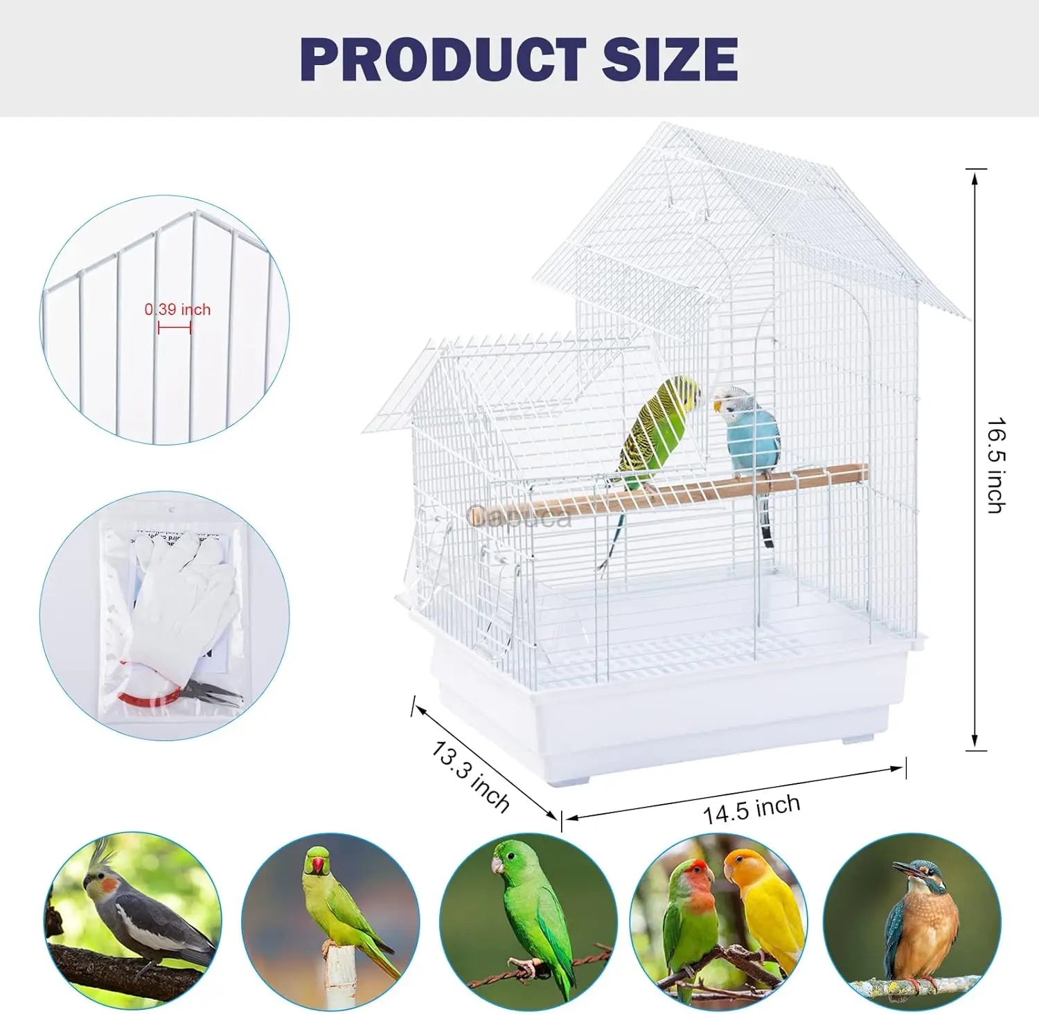 Small Bird Travel Cage