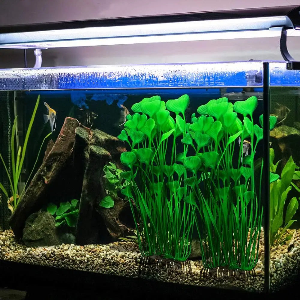 2 Pack Tall Artificial Aquarium Plants