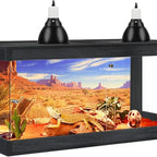 82 Gal Black Bearded Dragon Enclosure