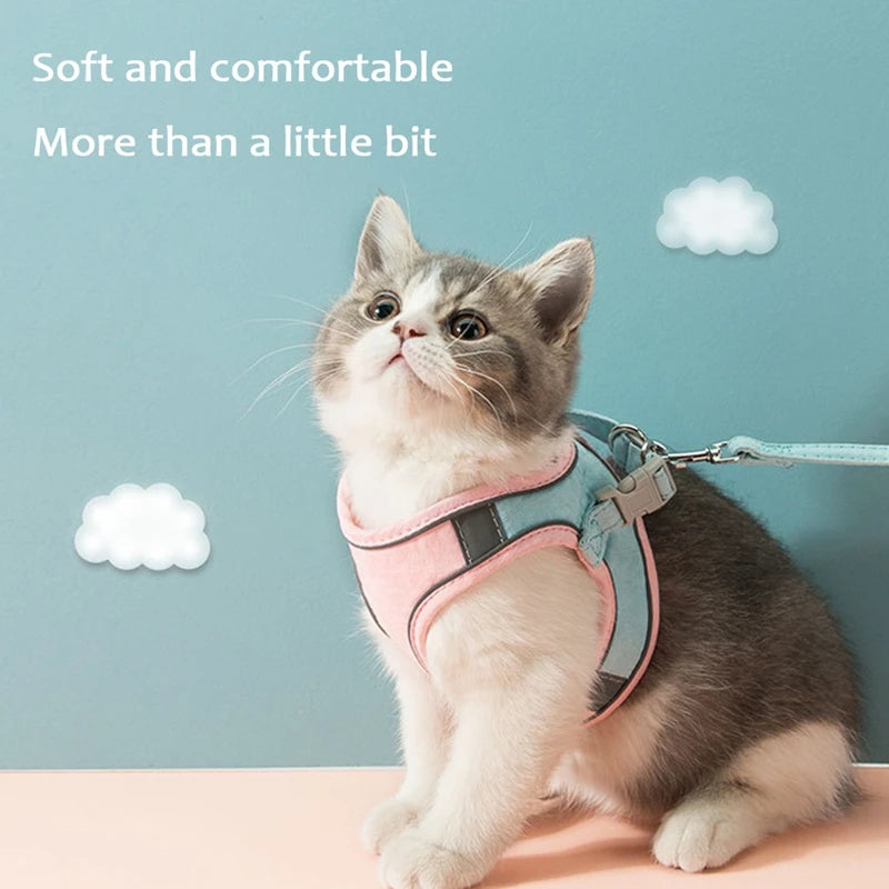 Cat Harness Leash Set