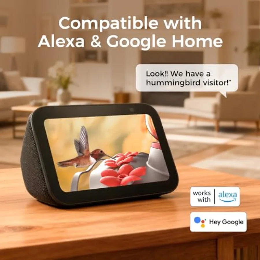 Glass Smart Hummingbird Feeder