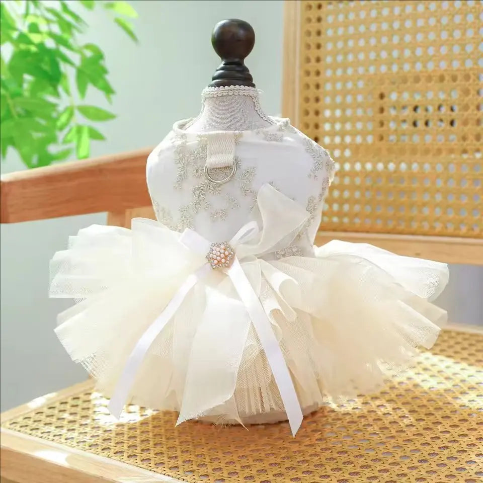 Dog Spring/Summer Wedding Dress