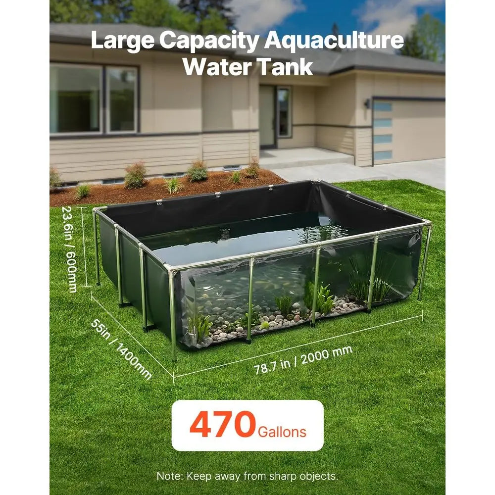 470 Gal Above Ground Fish Pond