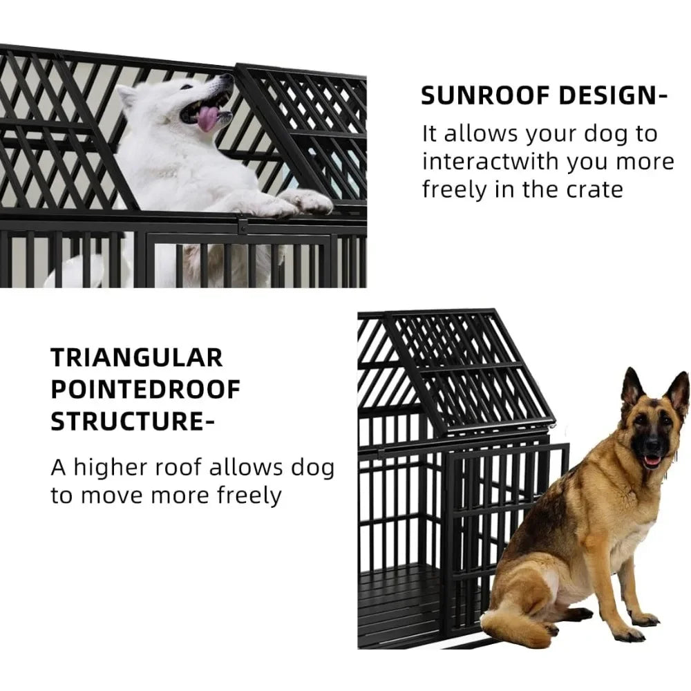54" Indestructible Dog Crate