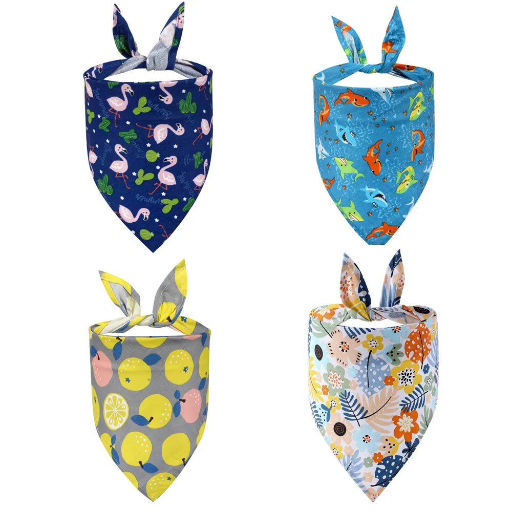 Dog Bandana Fruit Floral Spring