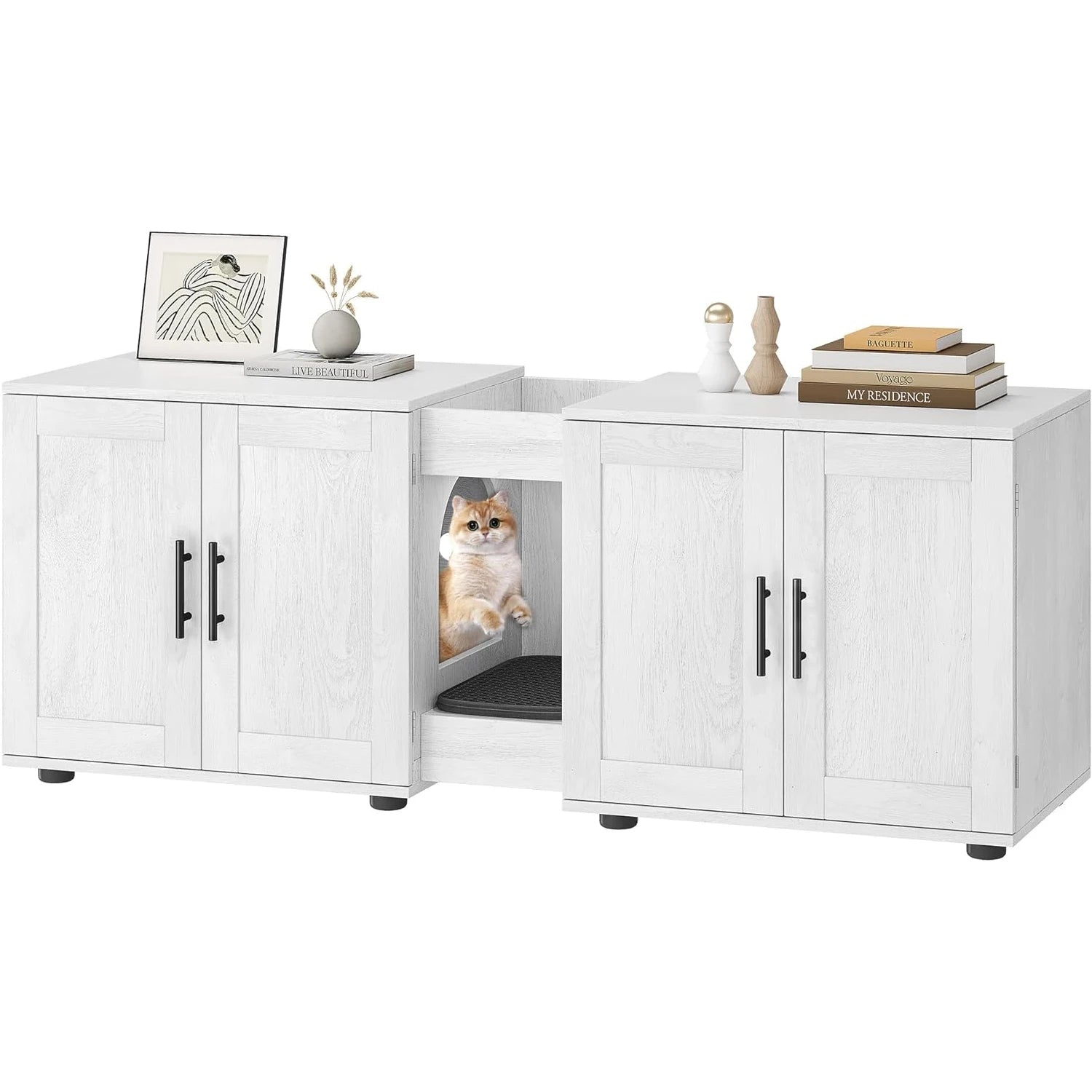 Cabinet Cat Litter Box