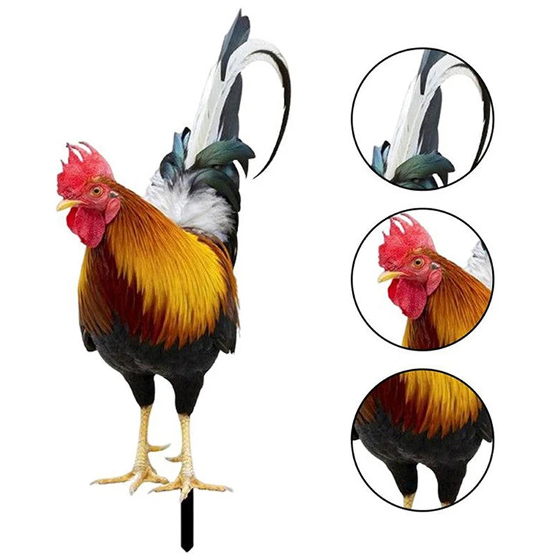 Garden Rooster Statue
