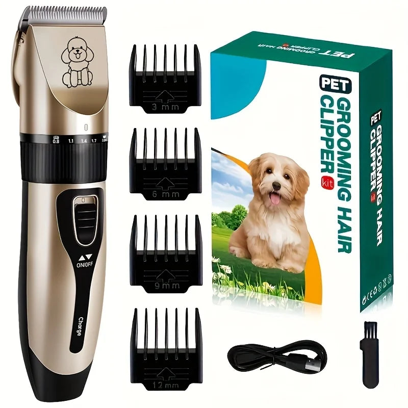 USB pet grooming tool set