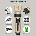 USB pet grooming tool set