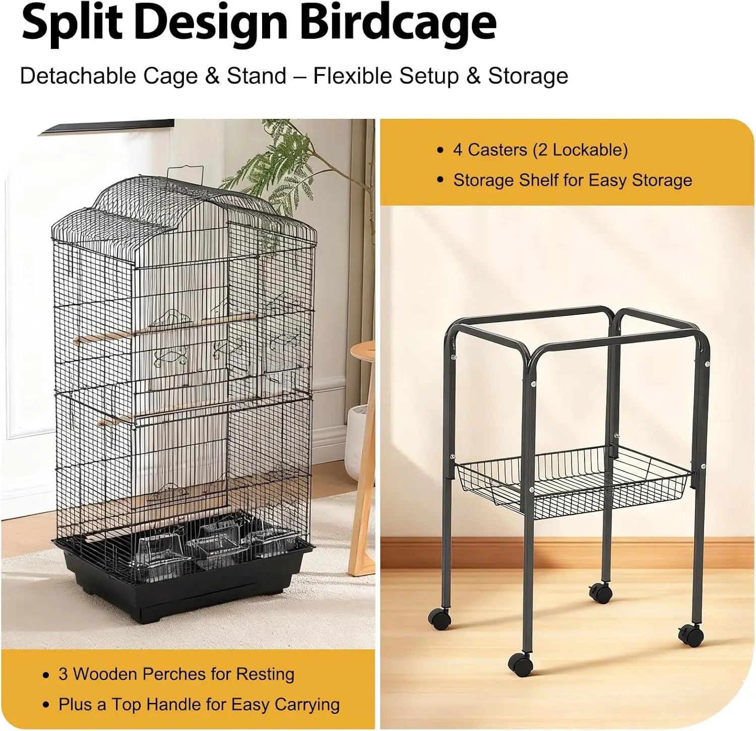 Multi-Level Parrot Habitat