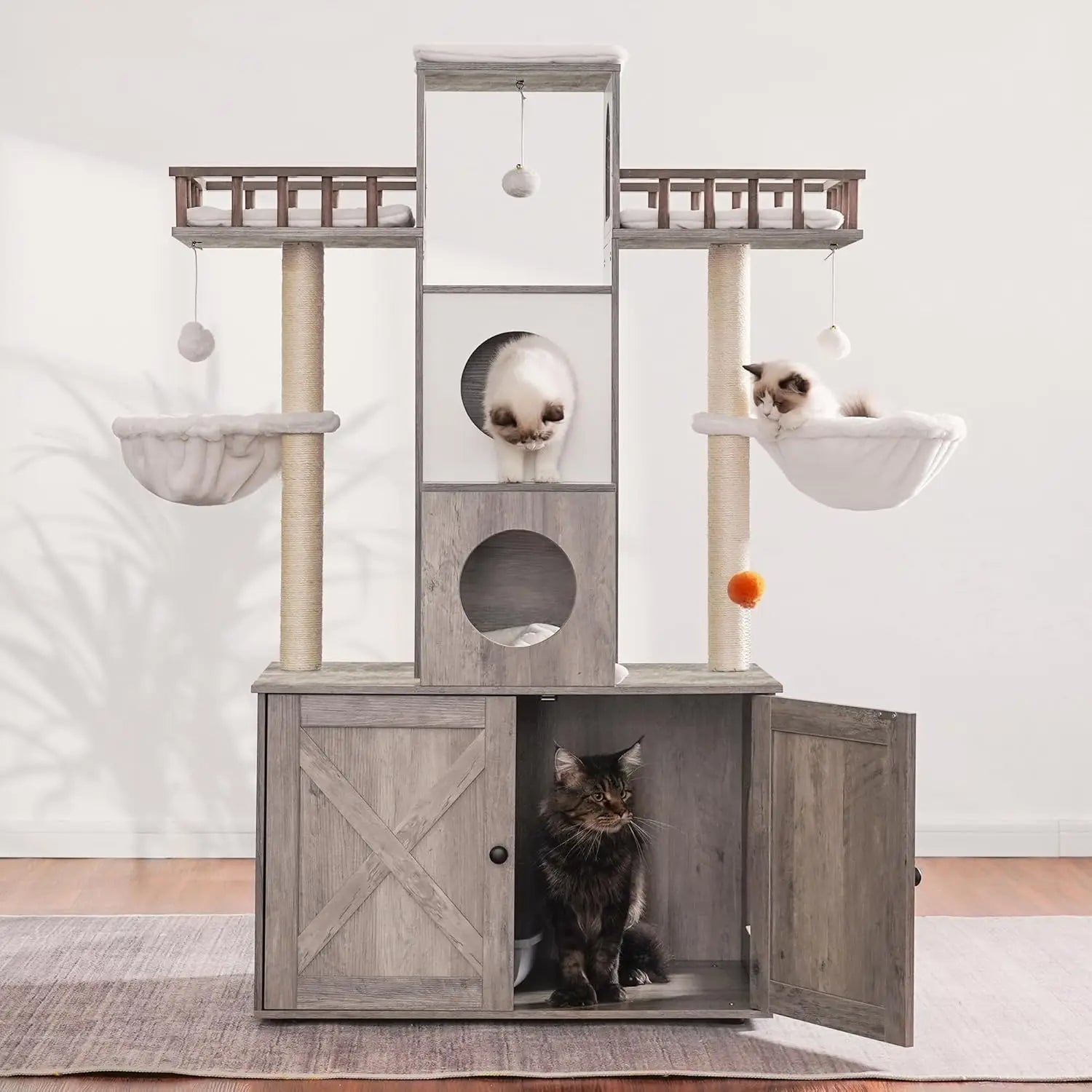 Cat Tree/Litter Box Enclosure