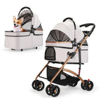 Foldable Pet Stroller for Medium Pets