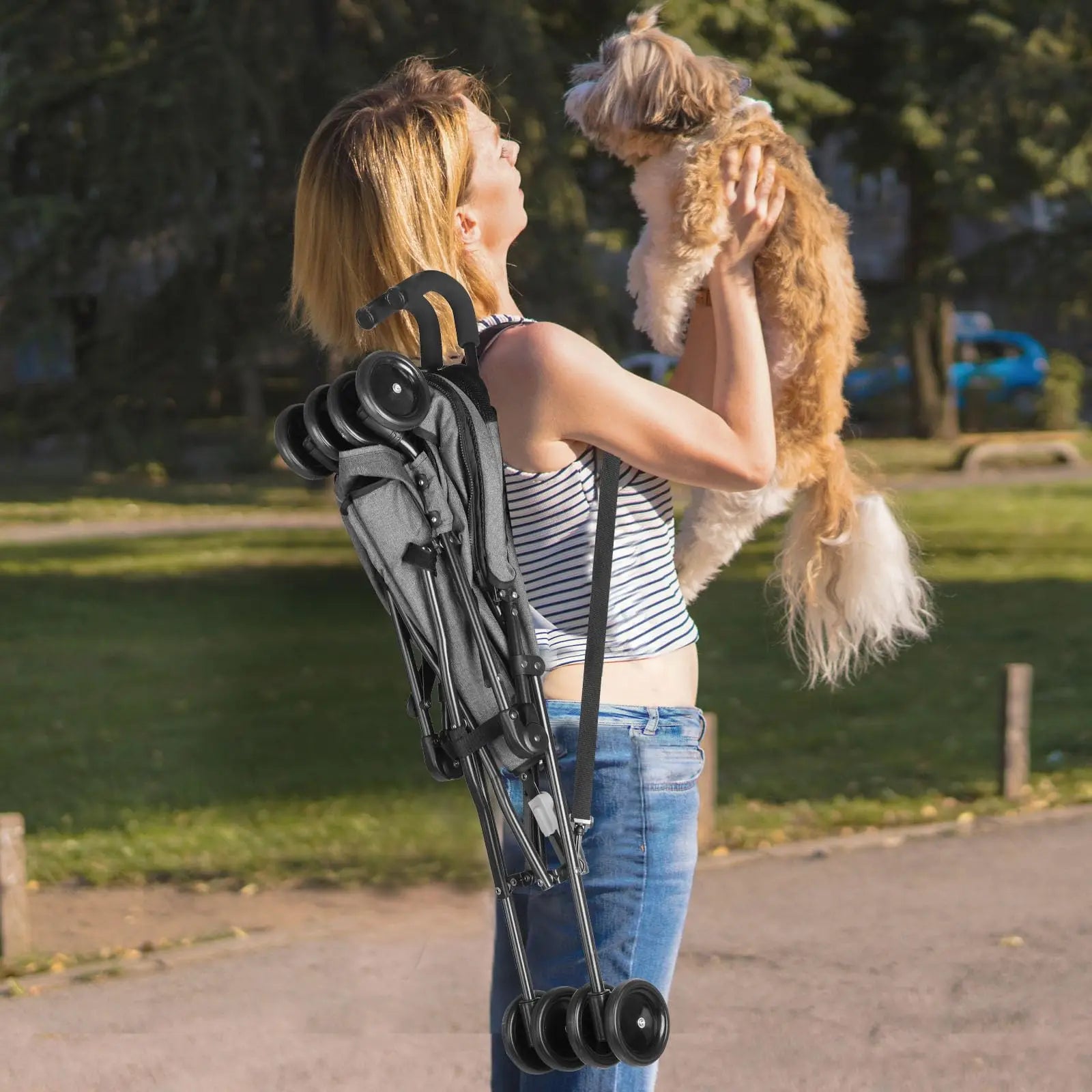 Travel Stroller for S Dogs/Cats