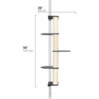 Bamboo & Sisal Cat Wall Scratcher