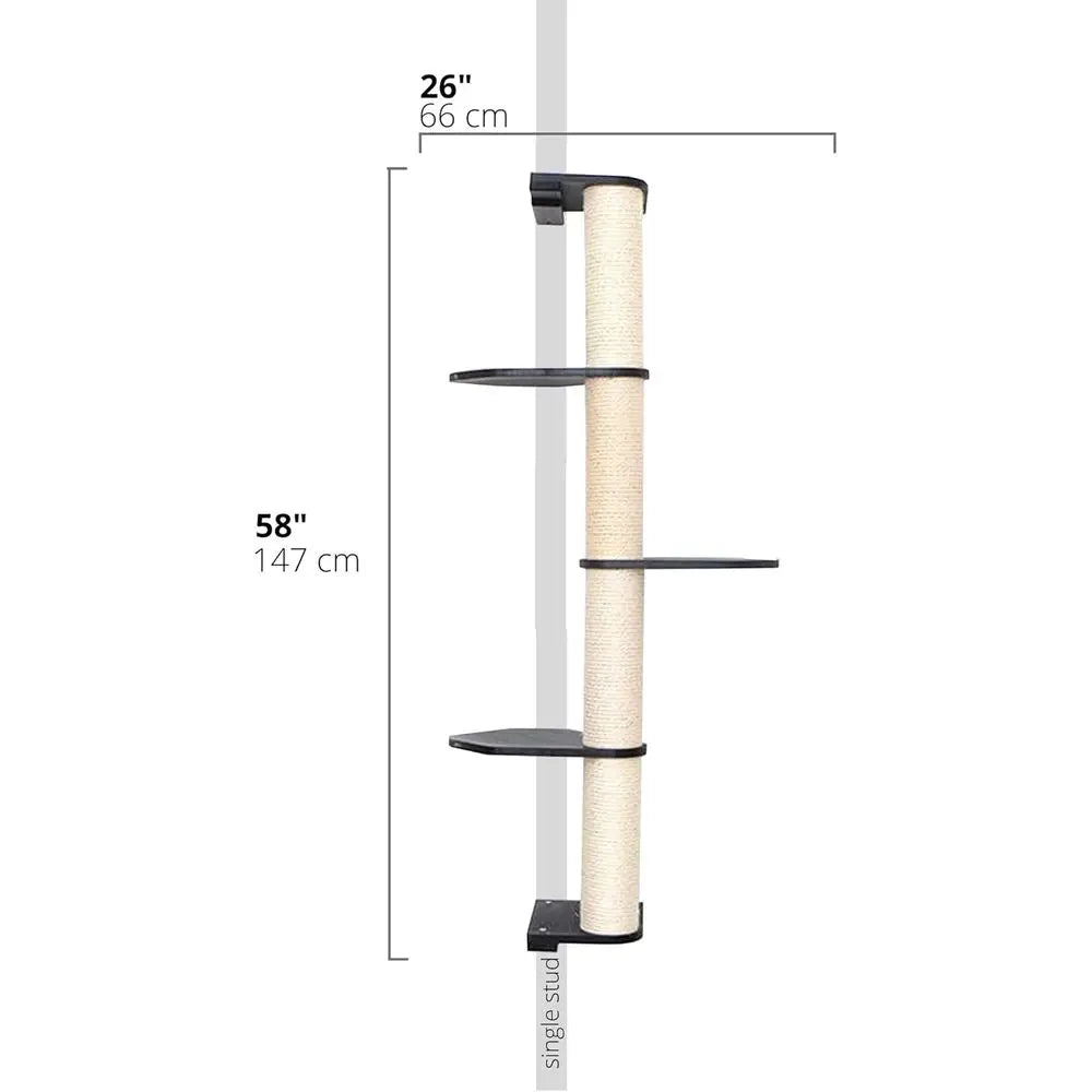 Bamboo & Sisal Cat Wall Scratcher