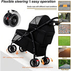 Double Stroller for M/S Dogs/Cats