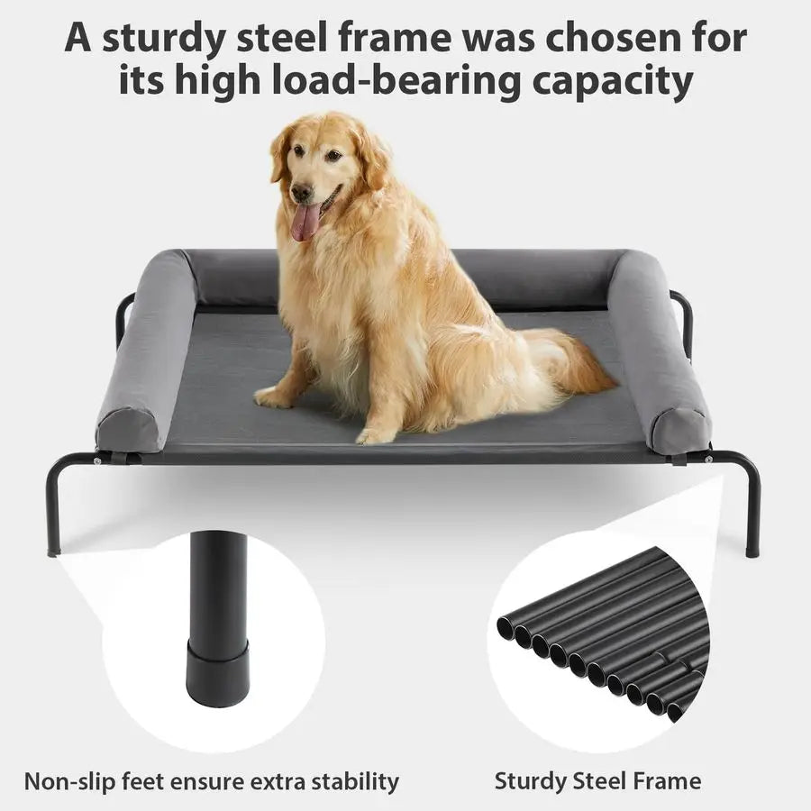Large Elevated Cooling Dog Bed