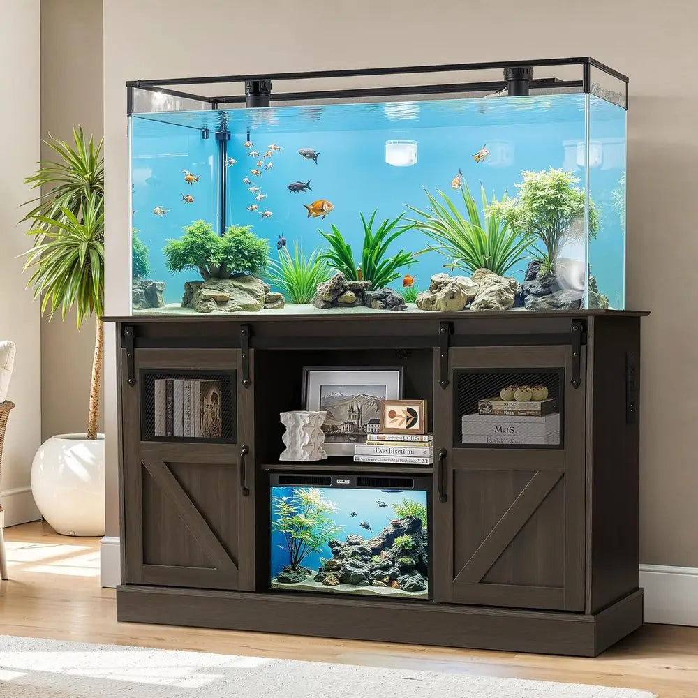 Fish Tank Stand with Power Outlet
