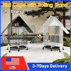 Large 2 Tier Bird Cage