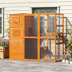 Large Wood Cat Enclosure