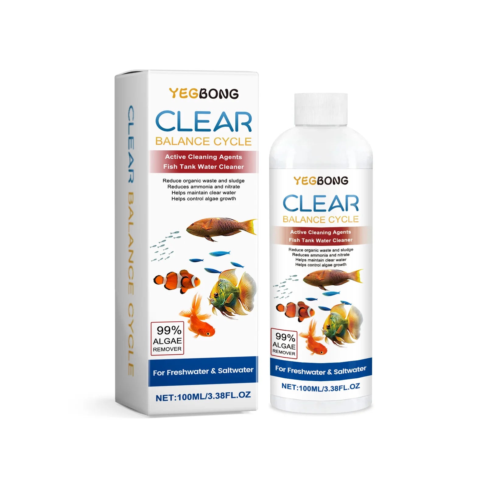 100ml Fish Tank Water Clarifier Safe