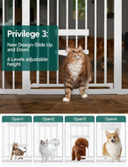 Extra Tall Baby Gate/Cat Door