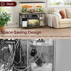 Heavy-Duty 3-Tier Metal Aquarium Stand